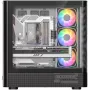MODECOM Volcano AQ300 ARGB midi tower zwart