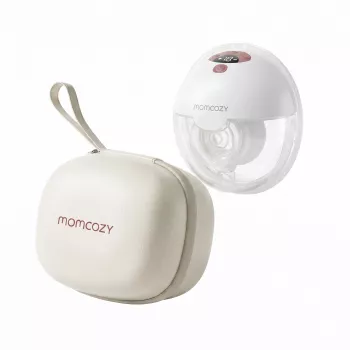 Momcozy M5 slimme draadloze elektrische borstkolf, handsfree, DoubleFit™, rood