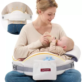 Momcozy NP006 CozyPro verstelbaar voedingskussen wit