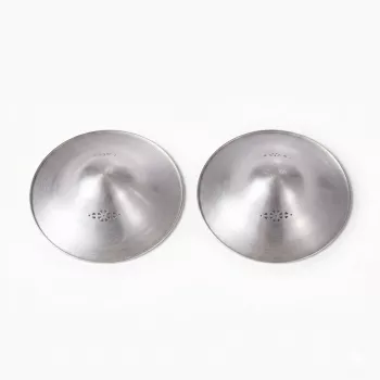 Momcozy NS005 999 fijnzilver tepelhoedjes 45mm - 2-pack