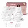MOMCOZY S12 PRO+ Draagbare Borstkolf Wit Dubbelpack