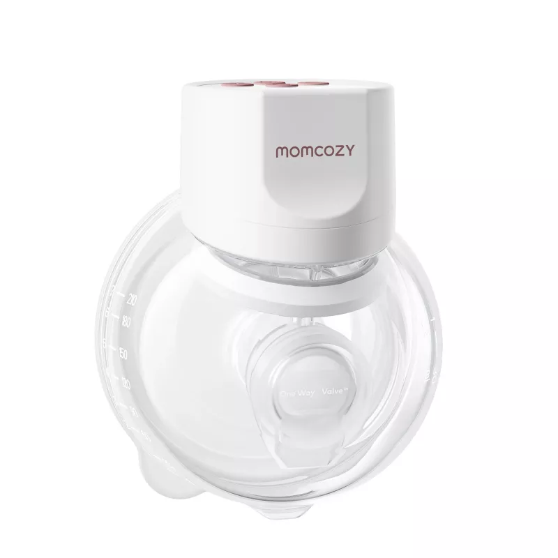 MOMCOZY S12 PRO+ draagbare borstkolf wit enkele verpakking