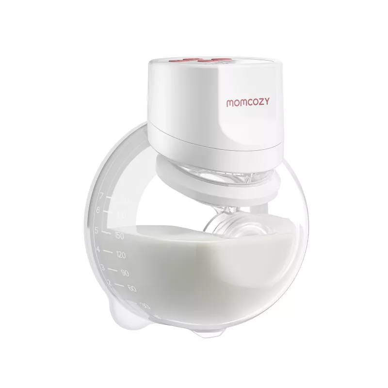 MOMCOZY S12 PRO+ draagbare borstkolf wit enkele verpakking