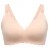 Momcozy YN46 naadloze ondersteunende bh met bloemenpatroon voedingsbh push-up beige maat M