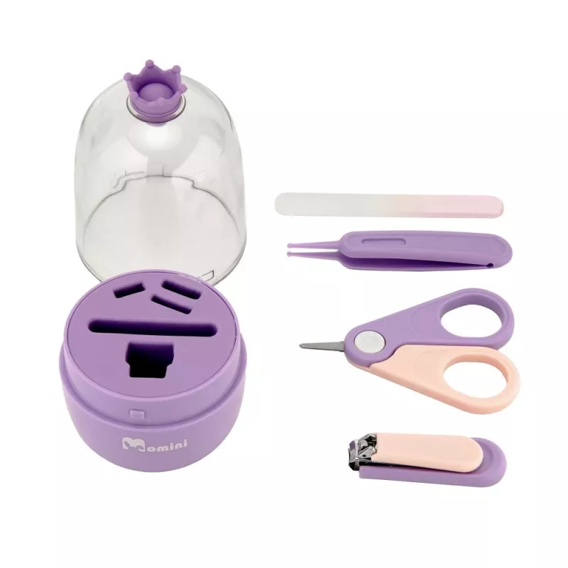 Momini baby nagelverzorgingsset lila