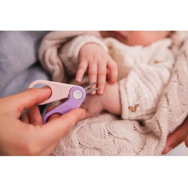Momini baby nagelverzorgingsset lila