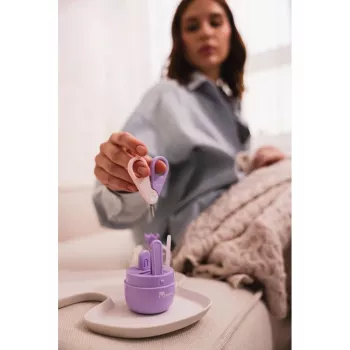 Momini baby nagelverzorgingsset lila
