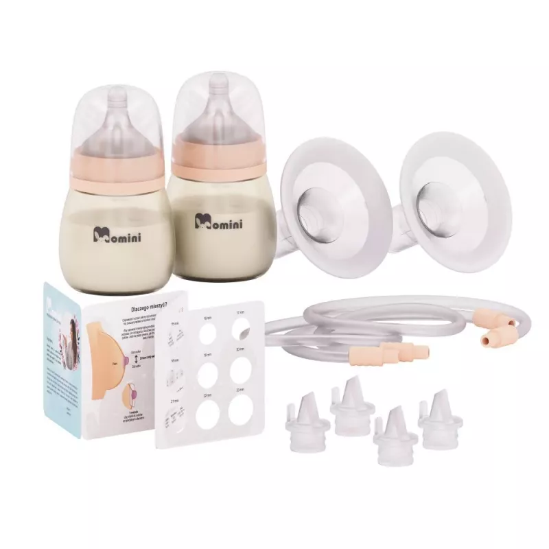 Momini dubbele draadloze elektronische borstkolf MilkySilky