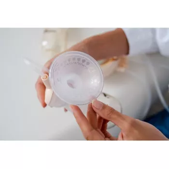 Momini dubbele draadloze elektronische borstkolf MilkySilky