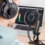 Monkey Banana MICO BK USB-condensatormicrofoon voor studio en podcasting