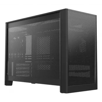 Montech TEN (B) mini-tower pc-behuizing, gehard glas, zwart, Micro-ATX/Mini-ITX