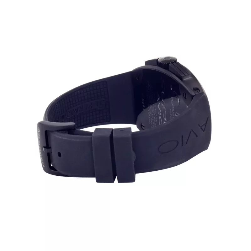 Montres de Luxe heren automatisch horloge 09SA-BK-1002 48mm zwarte wijzerplaat leren band