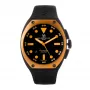Montres de Luxe heren automatisch horloge 09SA-BK-1002 48mm zwarte wijzerplaat leren band