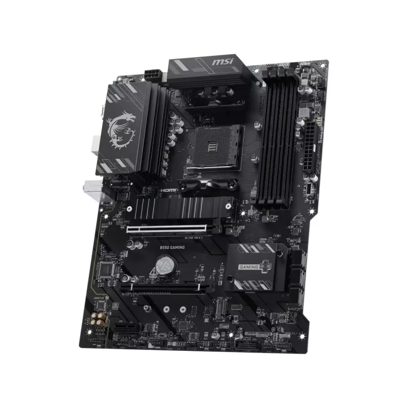 MSI B550 GAMING moederbord - AMD B550 chipset, socket AM4, ATX, DDR4, HDMI/DP