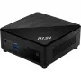 MSI Cubi 5 12M 407BEU barebone mini-pc, Intel Core i3-1215U, 0GB RAM, geen opslag, Wi-Fi 6E, Bluetooth 5.3, zwart