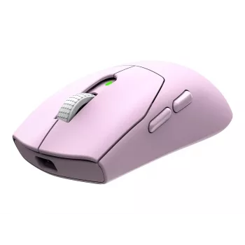 MSI FORGE GM340 W lichte gamingmuis met PixArt PAW-3311 sensor, tot 12.000 DPI, tri-mode wireless (2,4 GHz/Bluetooth/USB-C), paars