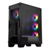 MSI MAG FORGE 130A Airflow ATX mid-tower gaming-behuizing - Zwart, gehard glas, 4x ARGB-ventilator