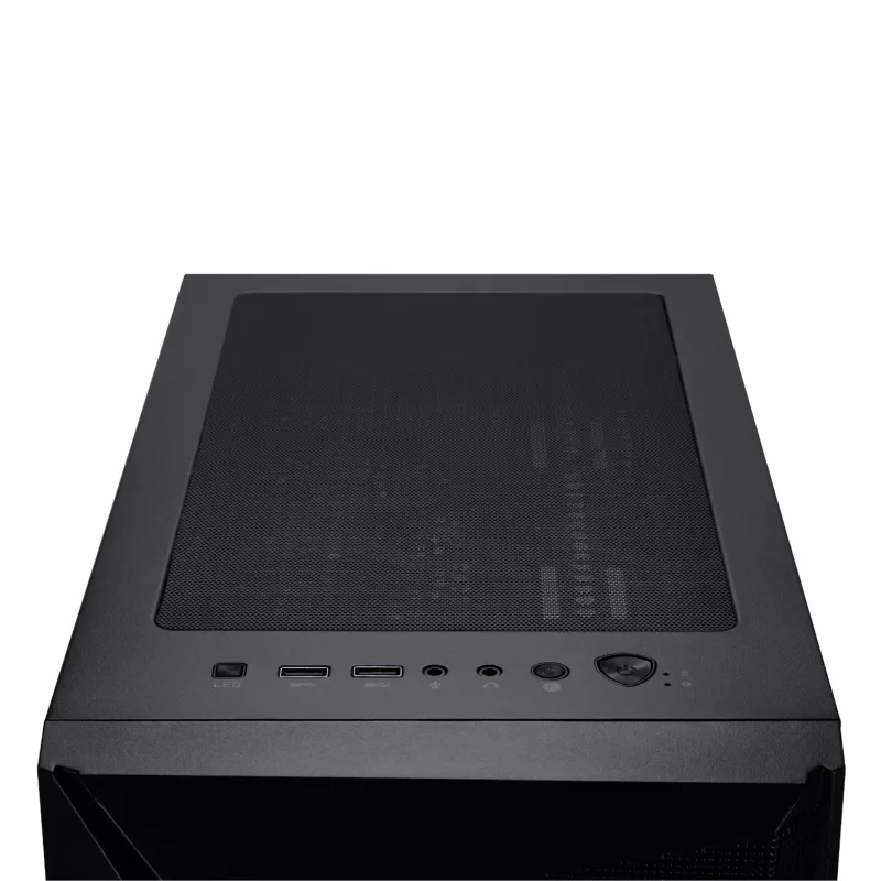 MSI MAG FORGE 130A Airflow ATX mid-tower gaming-behuizing - Zwart, gehard glas, 4x ARGB-ventilator