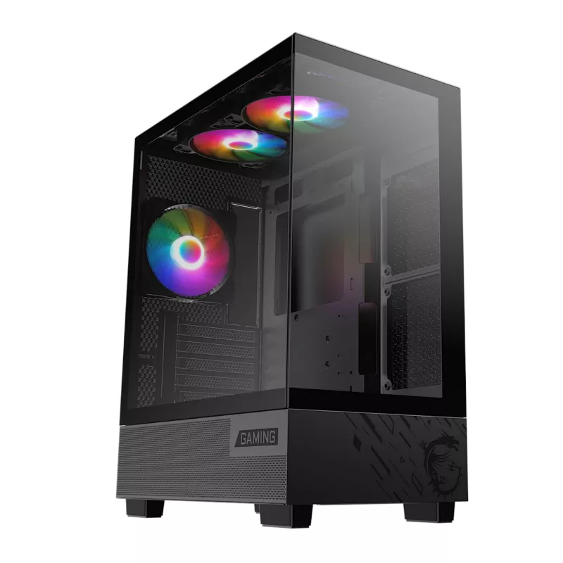 MSI PAG PANO M110A Micro-ATX gaming-behuizing – zwart