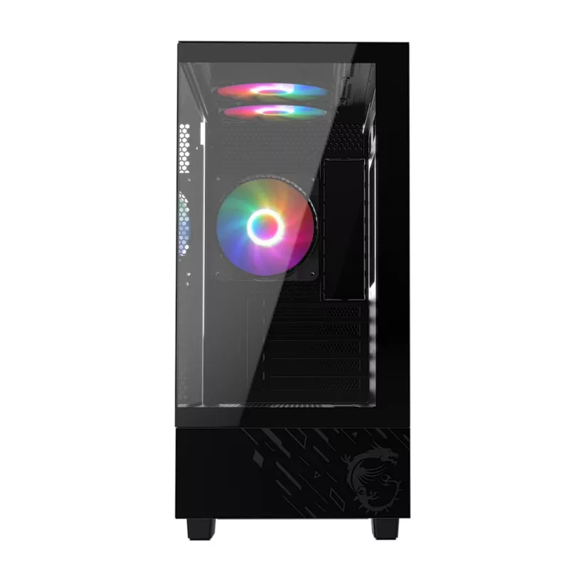 MSI PAG PANO M110A Micro-ATX gaming-behuizing – zwart
