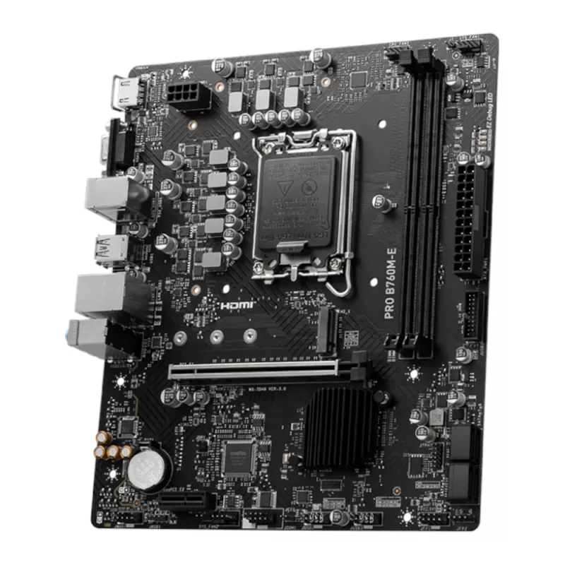 MSI PRO B760M-E DDR5 LGA1700 Micro-ATX-moederbord