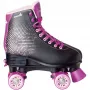 MUUWMI disco rolschaatsen EU 31-34, paars/zwart, 4-voudig verstelbaar