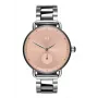MVMT D-FR01-S 36mm Zwitsers quartz horloge witte wijzerplaat zwart leren band