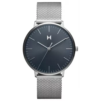 MVMT heren automatisch horloge 28000089-D 42mm RVS kast zwart lederen band