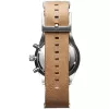 MVMT dames horloge D-MV01-WT (42mm) – witte wijzerplaat, witte leren band