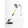 NAC 550W elektrische grastrimmer TE55-DW met telescopische steel, 300mm snijbreedte, automatische draadvoeding en 90°-kantelfunctie