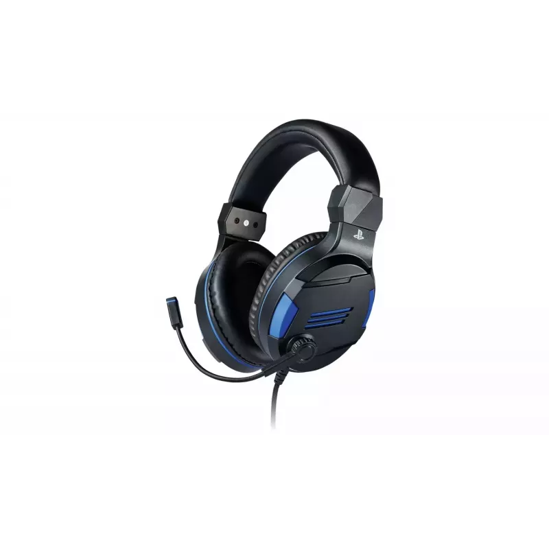 NACON Bigben gaming-headset met microfoon PS4 V3 zwart/blauw
