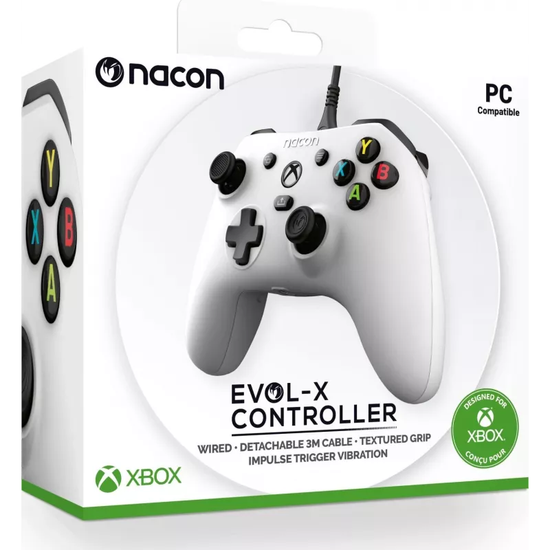 NACON EVOL-X bedrade controller voor Xbox Series X|S, Xbox One, pc - wit