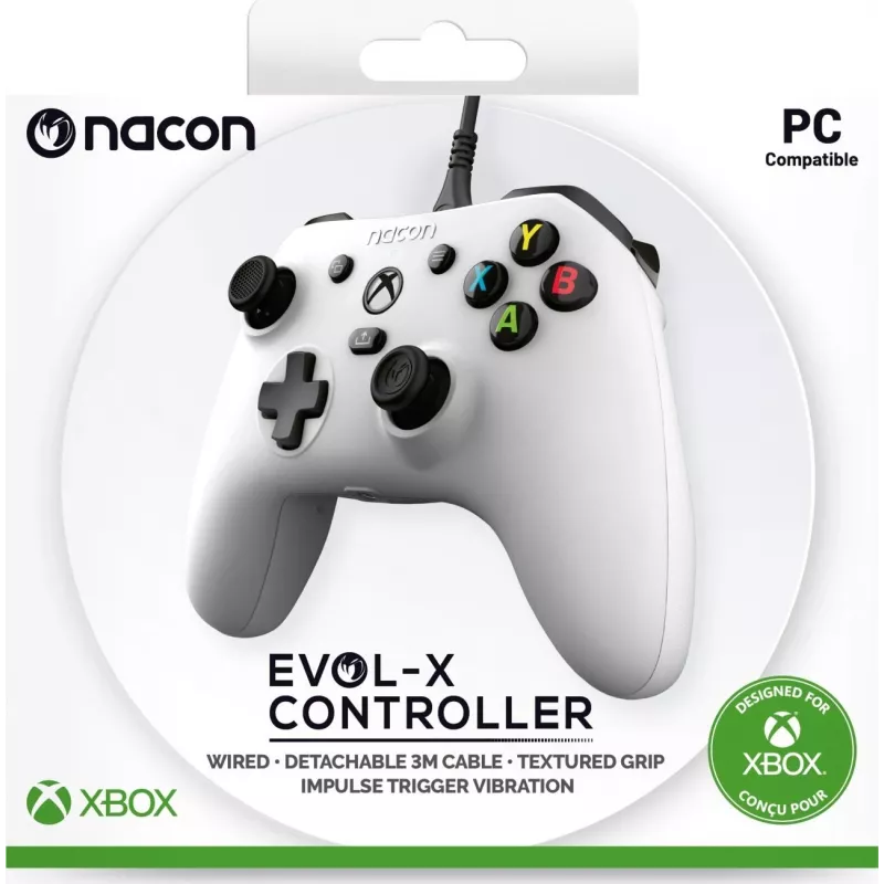 NACON EVOL-X bedrade controller voor Xbox Series X|S, Xbox One, pc - wit
