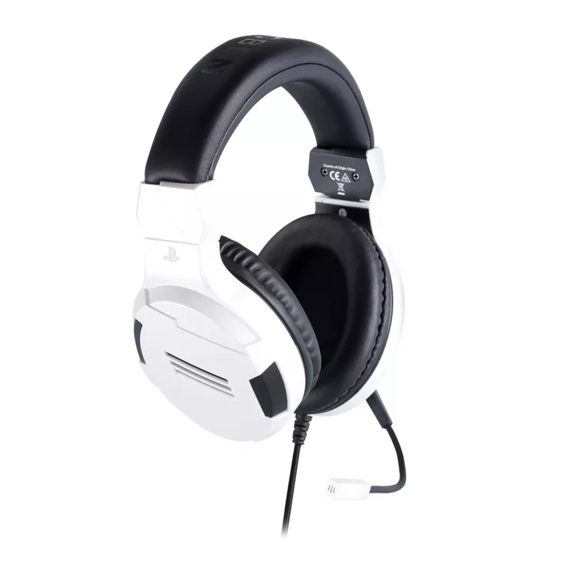 NACON PS4 gaming-headset V3 wit - bedrade over-ear-koptelefoon met microfoon voor PlayStation 4, pc, mobiele apparaten