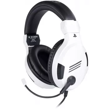 NACON PS4 gaming-headset V3 wit - bedrade over-ear-koptelefoon met microfoon voor PlayStation 4, pc, mobiele apparaten