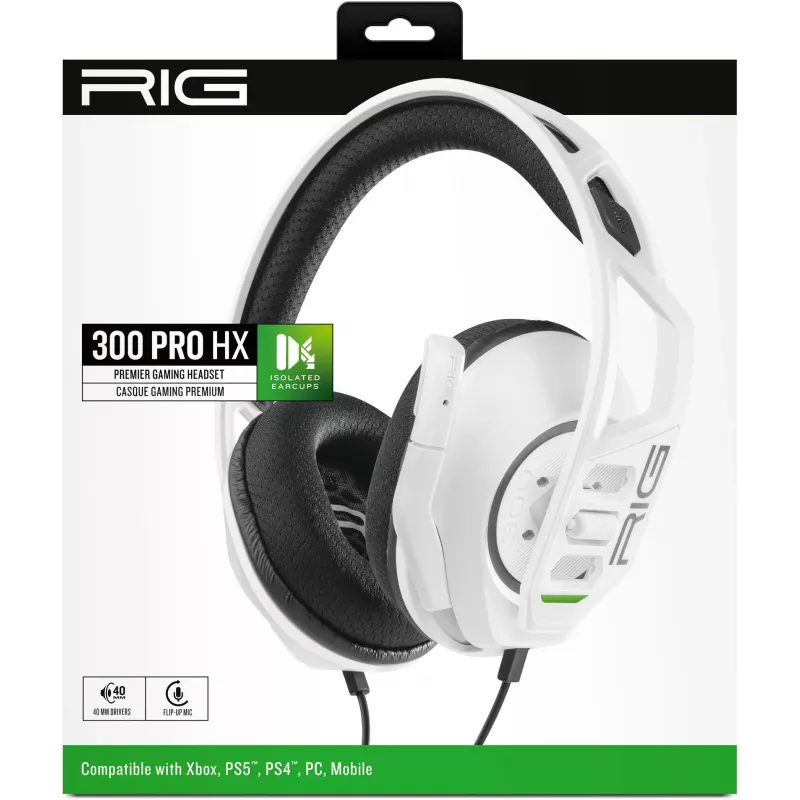 NACON RIG 300HX gaming headset voor Xbox, wit