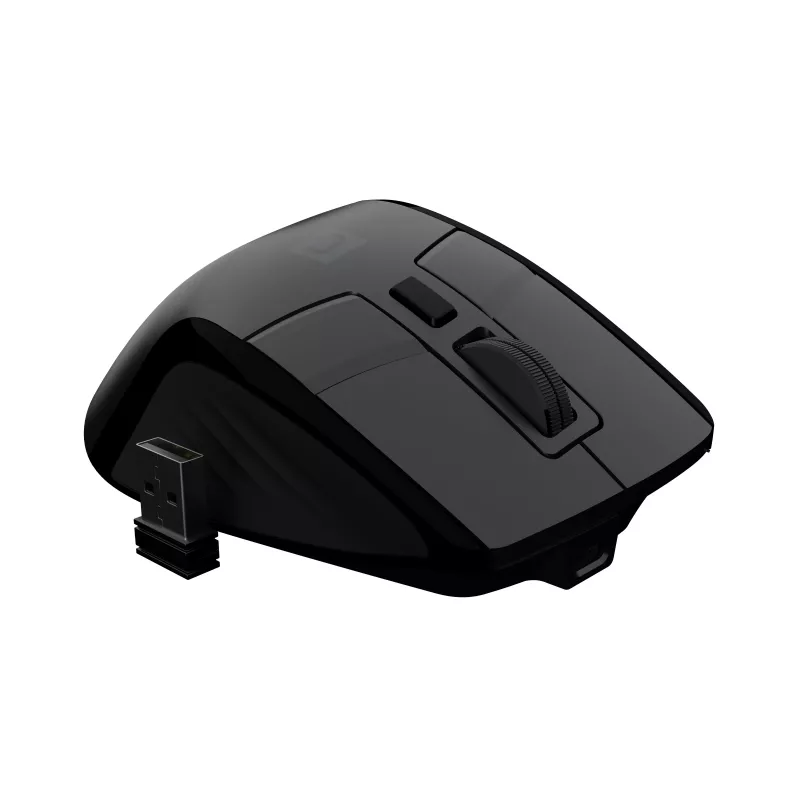 Natec Jaguar Pro draadloze gaming-muis, 2,4 GHz + Bluetooth, 4000 DPI, zwart