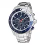 Nautica heren NAPNOF303 analoog quartz horloge 48mm zwart siliconen