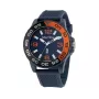 Nautica heren quartz-chronograaf horloge NAPFWS302 45mm blauwe wijzerplaat siliconenband