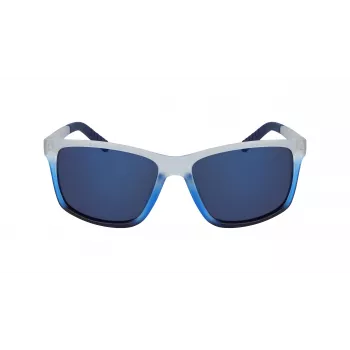 NAUTICA N3644SP-471 heren gepolariseerde rechthoekige zonnebril mat zwart/grijs 62mm