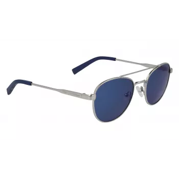Nautica N4641SP-040 heren rechthoekige polarized zonnebril - mat zwart montuur, grijze glazen
