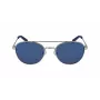 Nautica N4641SP-040 heren rechthoekige polarized zonnebril - mat zwart montuur, grijze glazen