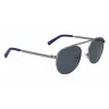 NAUTICA N4642SP-030 Heren Polarized Rechthoekige Zonnebril Mat Zwart 54mm