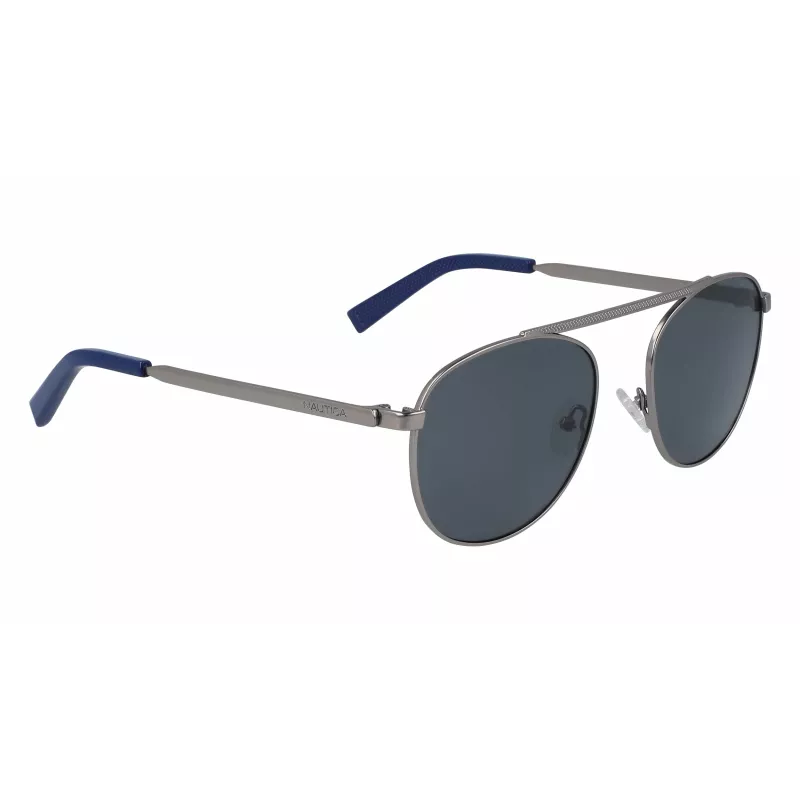 NAUTICA N4642SP-030 Heren Polarized Rechthoekige Zonnebril Mat Zwart 54mm