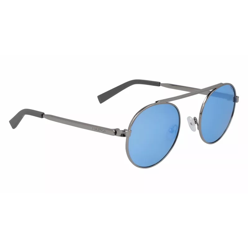Nautica N4643SP-035 Heren Polarized Zonnebril - Zwart montuur, grijze glazen 51mm