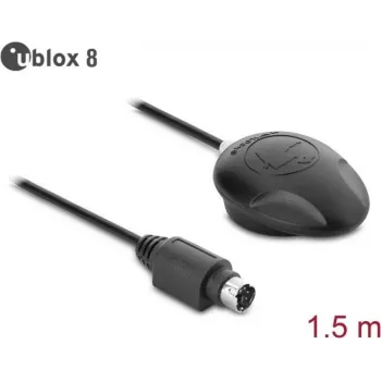Navilock NL-804P EVA-M8Q MD6 seriële PPS multi-GNSS-ontvanger u-blox 8, 1,5 m kabel 62021