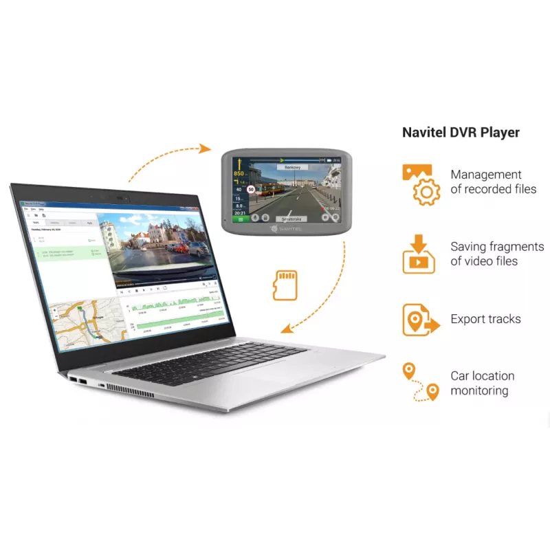 Navitel RE 5 DUAL Dual-Channel Dashcam Full HD 1080p 2,35 inch IPS
