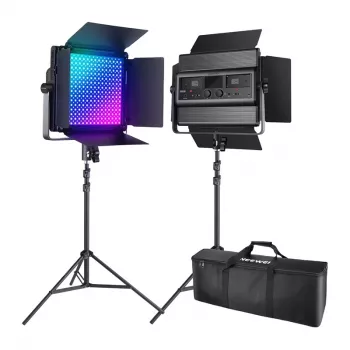 NEEWER 2-pack 1200RGB 60W V4 LED-videolamp
