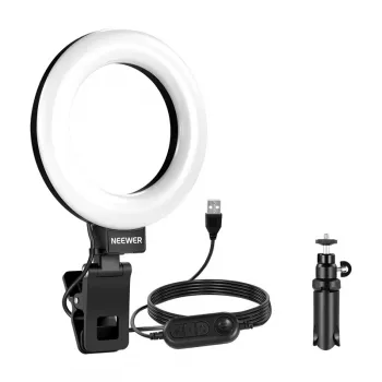 Neewer BR60 5 clip-on ringlamp / bureaustandaard
