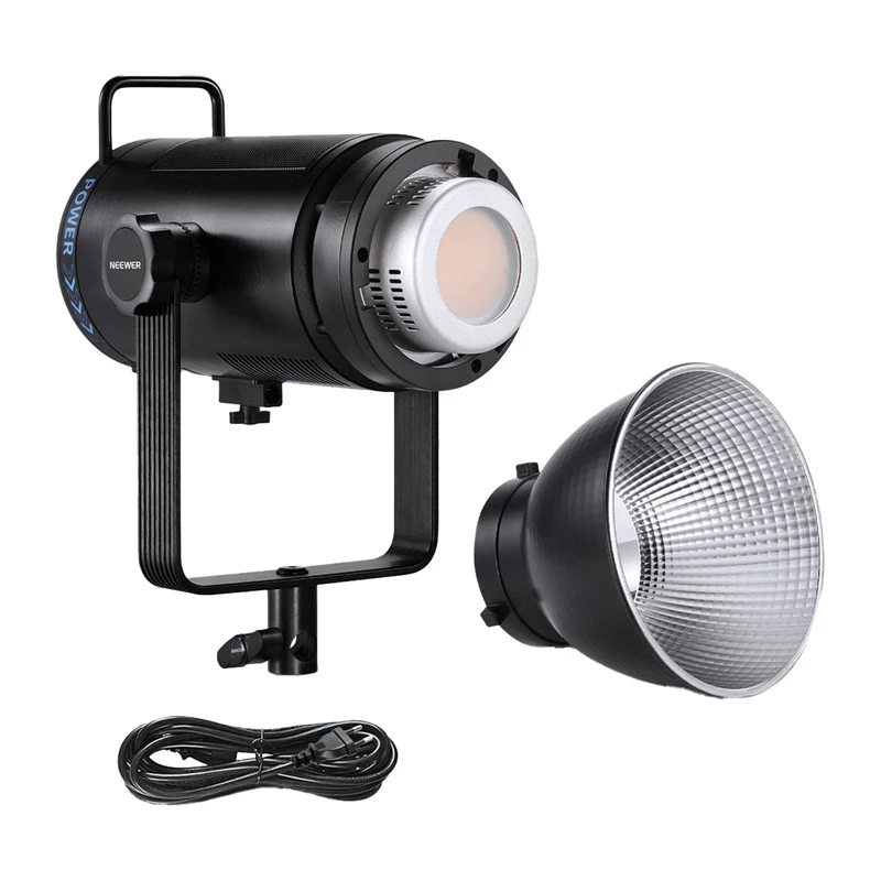 Neewer CB200C 200W RGB LED-videolamp, 2500K-10000K, CRI/TLCI ≥97, Bowens mount, app- & DMX-bediening